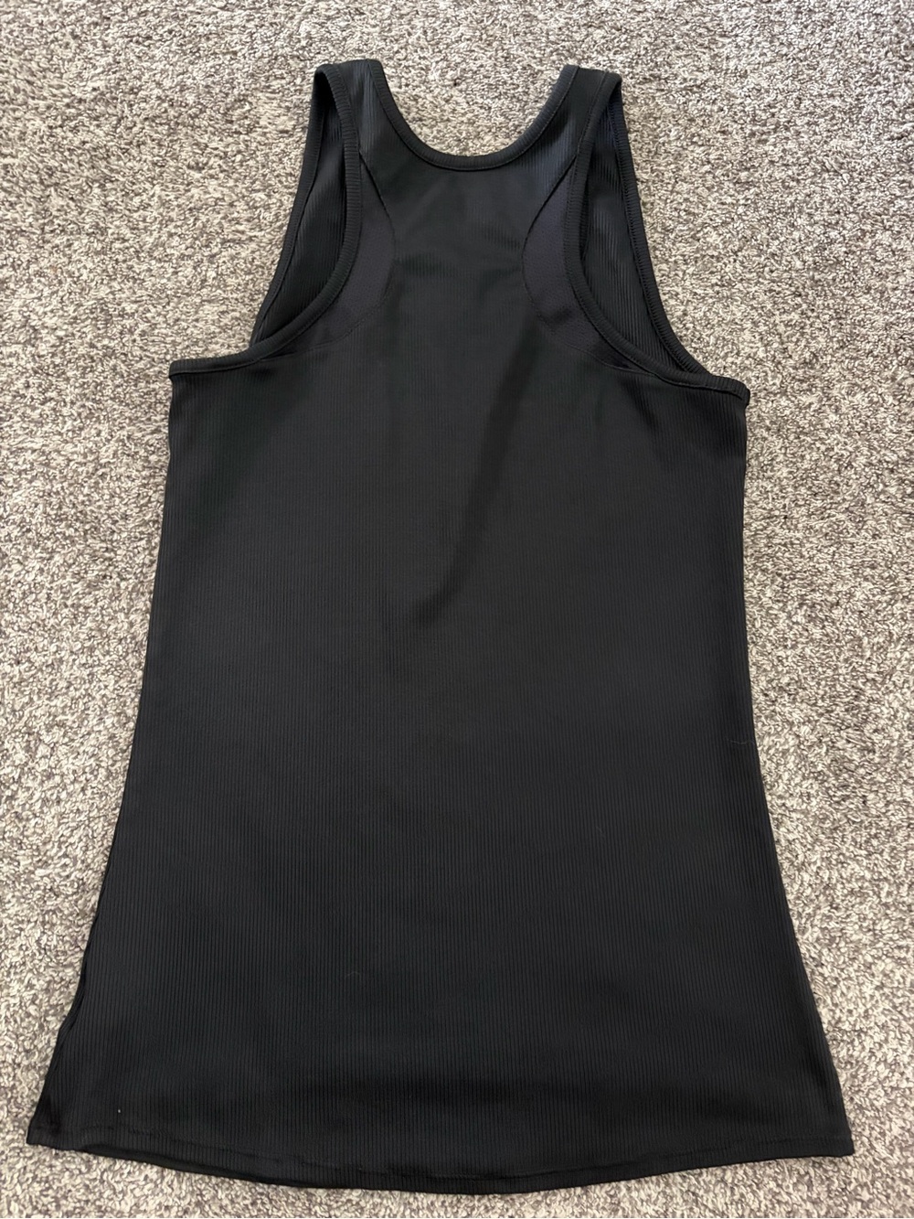 Under Armour Black Performance Ribbed Racerback Tank - Picture 4 of 4